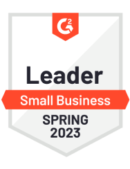 G2 2023 Leader - Small Business award icon